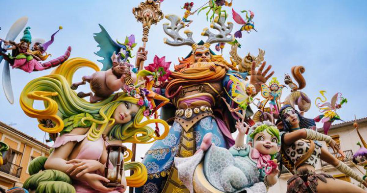 Fallas, or Ninots in Flames. Festival of Fire in Valencia